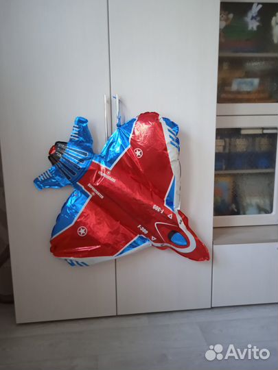 Шар фольгированный самолёт 70*80