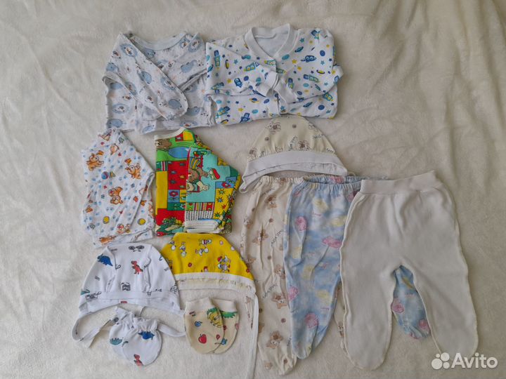 Вещи пакетом для мальчика 56 62