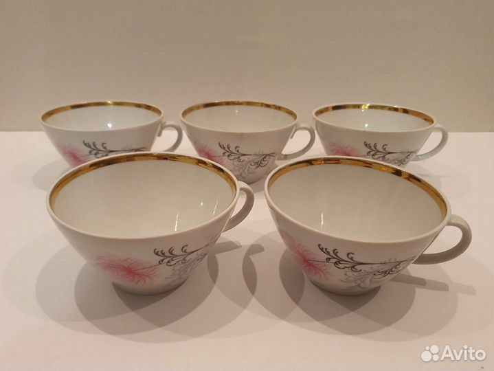 Чашки из чайного сервиза Дулево СССР
