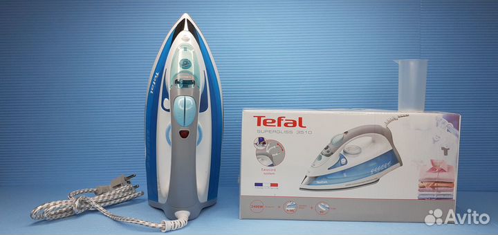 Новый утюг Tefal 2400вт Supergliss Металлокерамика