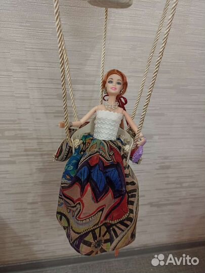 Кукла Барби на воздушном шаре подарок для интерьер