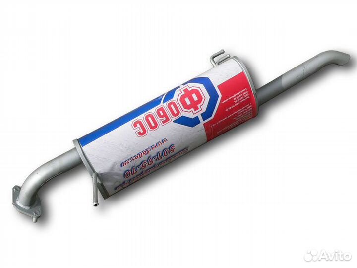 Глушитель Hyundai Solaris Kia Rio фобос 55862