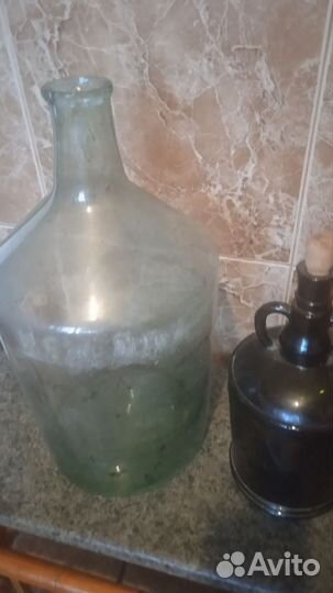 Бутылка стеклянная