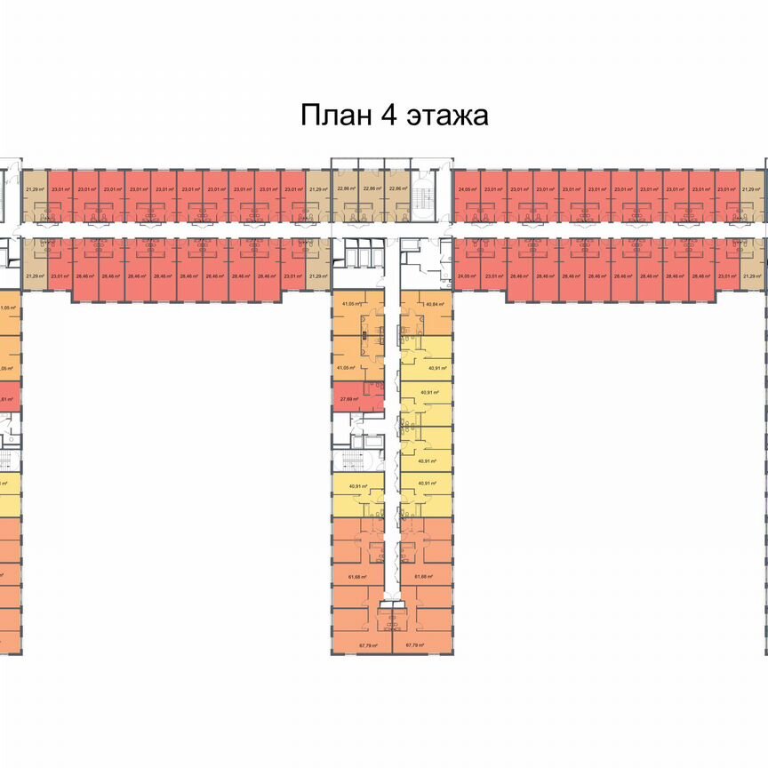 Апартаменты-студия, 21,9 м², 12/24 эт.