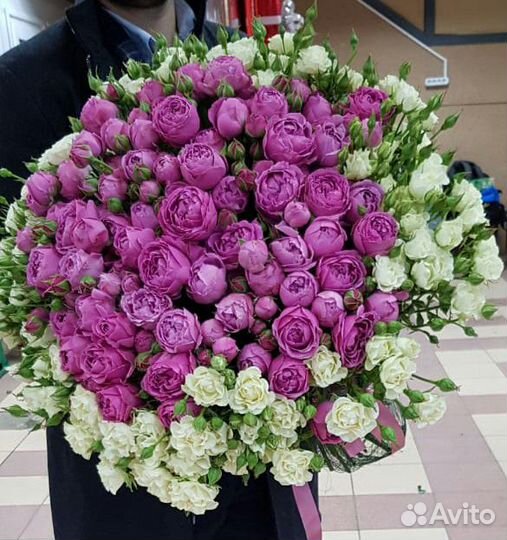 Букет из 101 Розы Доставка 24/7