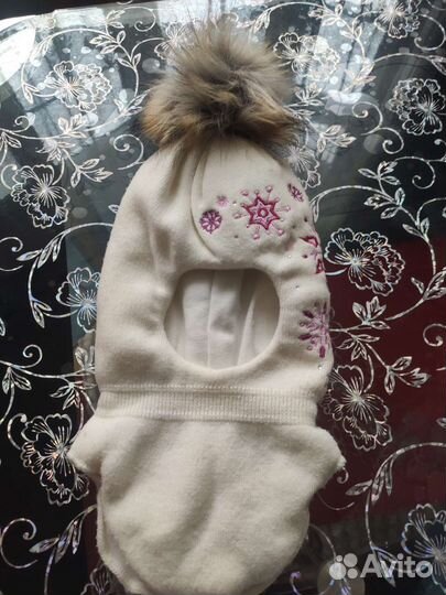 Шапка шлем для девочки