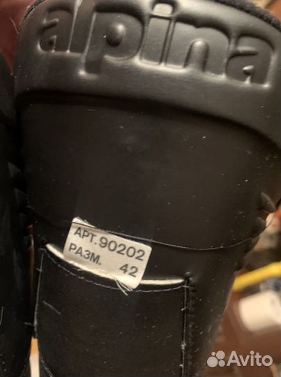 Внутренние сапоги для лыжных ботинок alpina