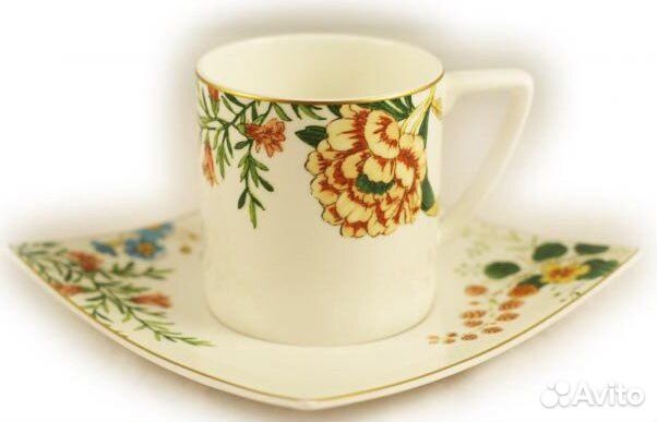 Royal Bone China Джардино чайные пары на 6 персон
