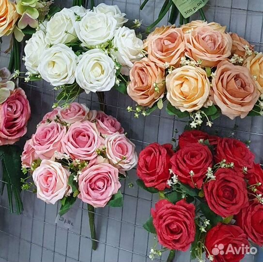 Цветы для оформления свадьбы, искусственные цветы