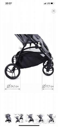 Коляска прогулочная Babyton Urban Grey