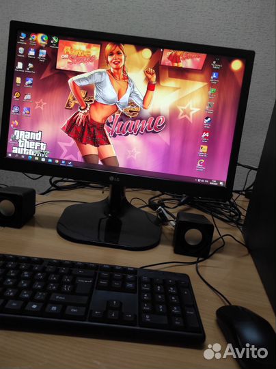 Компьютер. AMD 3.9Ггц. Видео 2G.DDR3 10G. SSD, 20'