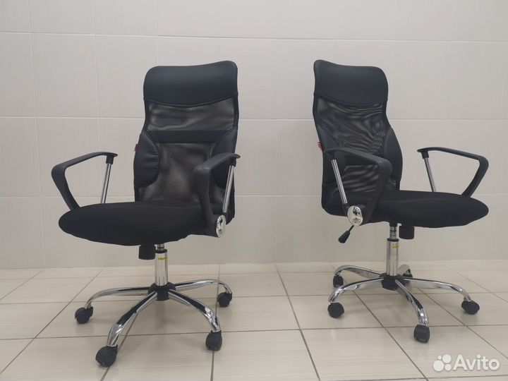 Кресло сетка высокое