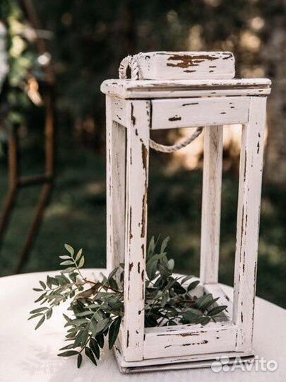 Подсвечник декоративный деревянный