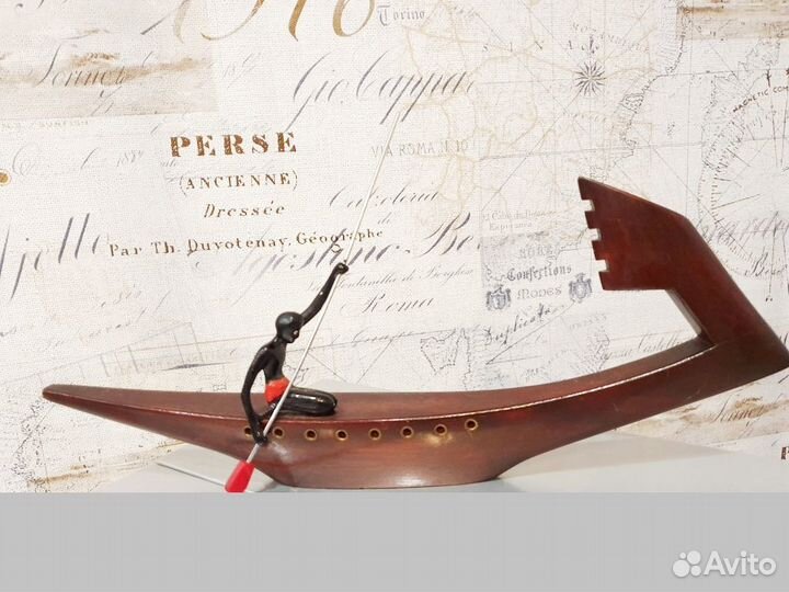 Статуэтка фигурка из дерева винтаж пакистан Тик