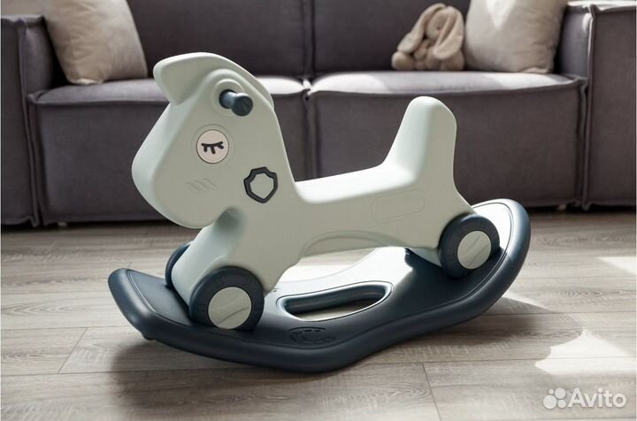 Лошадка качалка беговел Unix Kids