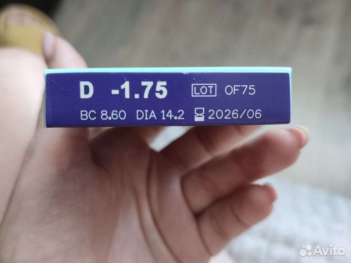 Контактные линзы adria sport -1. 75