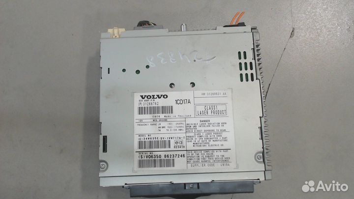 Магнитола Volvo S40 2004, 2009