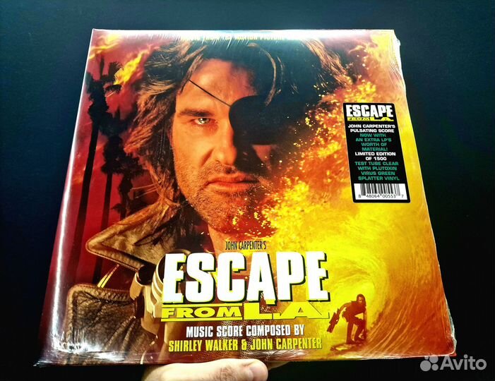 John Carpenter's Escape from L.A. OST 2xLP color
