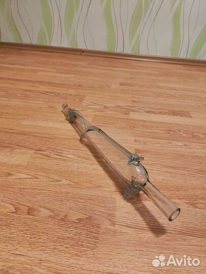 Бутылка стеклянная фигурная