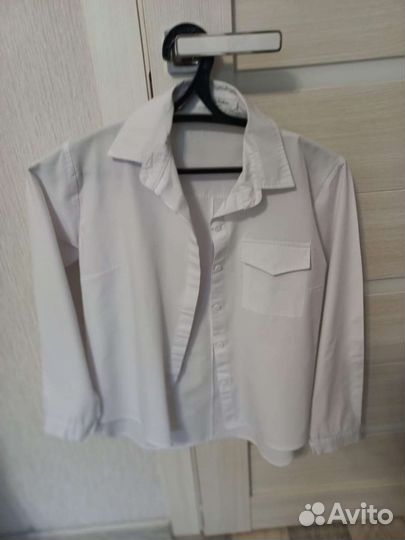 Блузка белая школьная 146