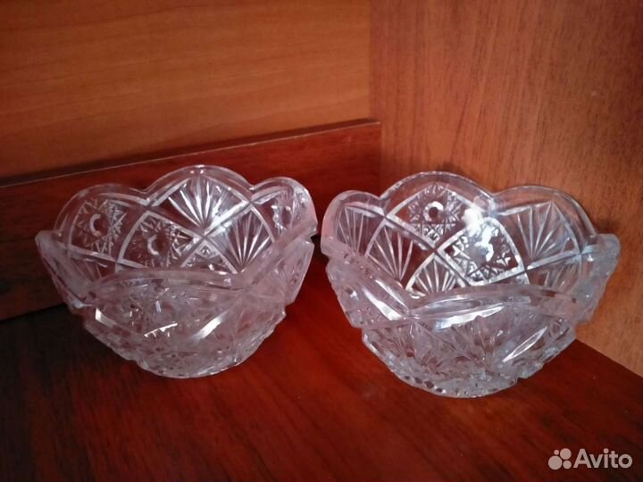 Хрустальная конфетница СССР