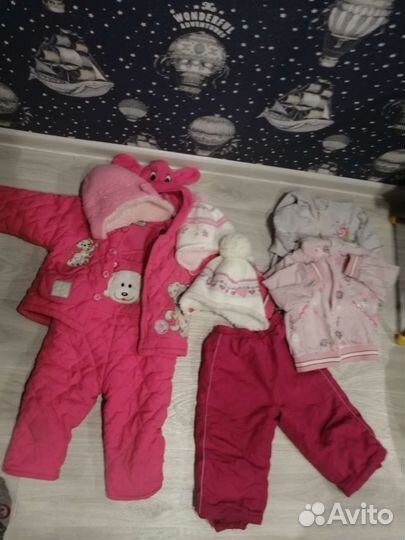 Комбинезон демисезонный для девочки 92