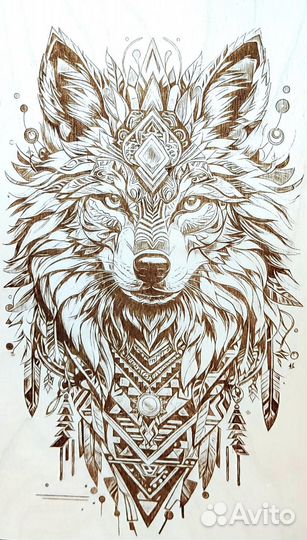 Картина на дереве 