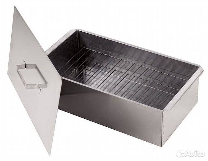 Двухъярусная коптильня 500х270х175 мм (сталь 0,8)