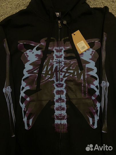 Зип худи Stussy Rib Cage