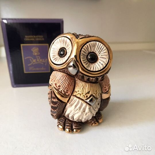 Статуэтка De Rosa Восточная сова малая. Уругвай