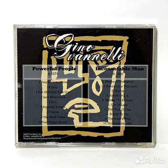 CD диск Gino Vannelli 