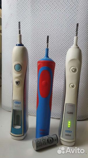 Замена акб в braun Oral-B