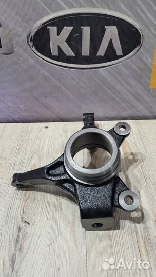 Кулак поворотный Цапфа Ступица в сборе Kia RIO 3 П