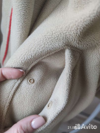 Флисовая кофта на замке юнармия