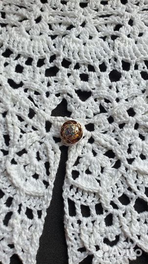 Воротничок вязаный крючком