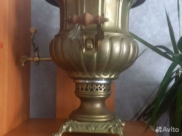 Самовар на дровах старинный