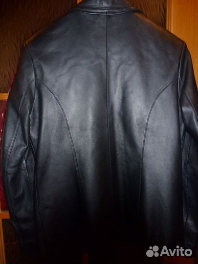 Кожаная куртка,р.48-50