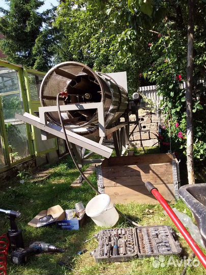 Сушилка барабанная для сыпучих материалов