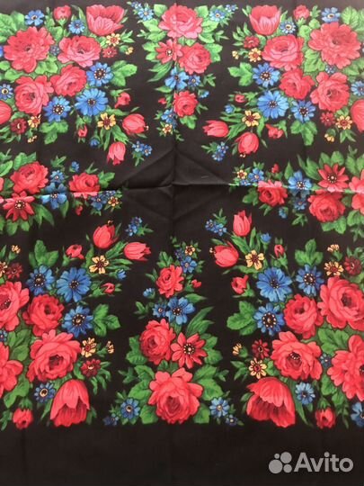 Платок шаль шерсть СССР