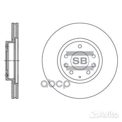 Диск тормозной mazda 6 07