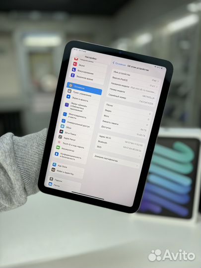 Apple iPad mini 6 64gb wifi gray аккб 100
