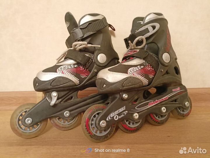 Роликовые коньки детские раздвижные
