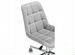 Офисное кресло Честер светло-серый / хром