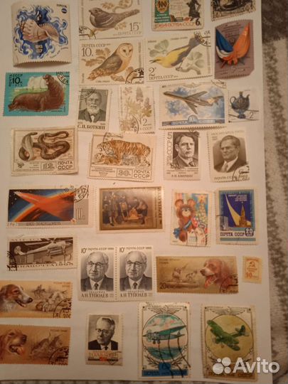 Марки ссср, иностранные, России