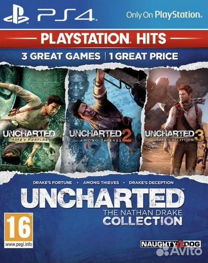 Uncharted коллекция игра на PS4