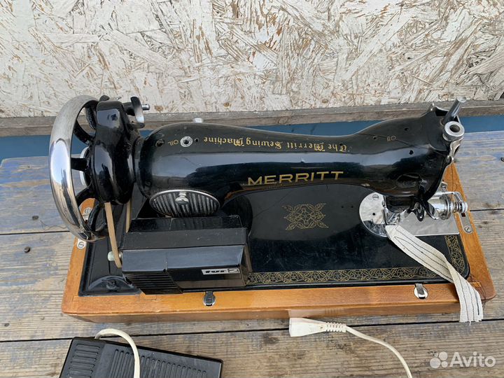 Швейная машинка merritt с электроприводом