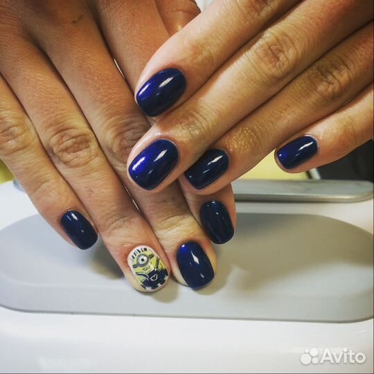 Маникюр с покрытием, наращивание ногтей