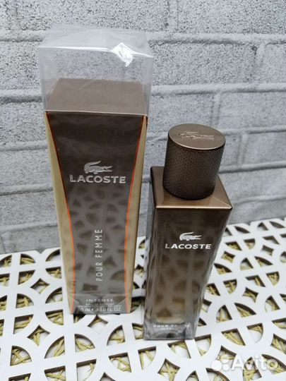 Парфюмерная вода lacoste pour femme intense