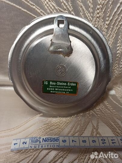 Декоративные тарелки, цинк, чугун, винтаж Германия