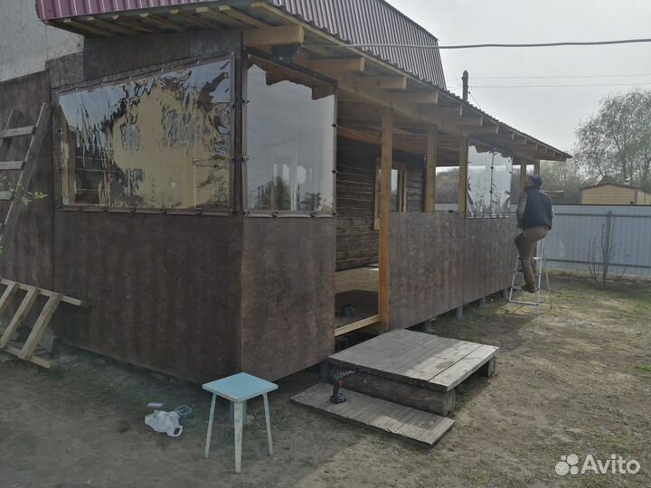 Мягкие окна из пленки пвх